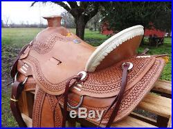 16 COWBOY WESTERN WADE RAWHIDE ROPER ROPING RANCHER RANCH LEATHER HORSE SADDLE