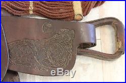 16 Circle Y Brand Leather Horse Equestrian Saddle Used