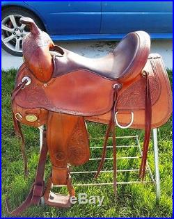 16 Circle Y Reining Saddle with Tack, Reining/ShowithTrail