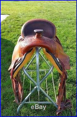 16 Circle Y Reining Saddle with Tack, Reining/ShowithTrail