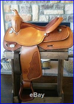 16 Circle Y Team Penning Saddle Team Penner, New and Gorgeous