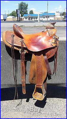 16 Handmade Wade Saddle by Rod Appling Montrose, CO Roping Ranch