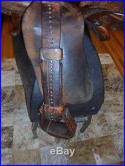 16 Mack Cowley Handmade Western Reining Saddle