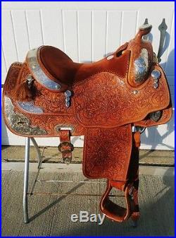 16 Original Billy Cook Show Saddle Made in Sulphur, OK, Gorgeous