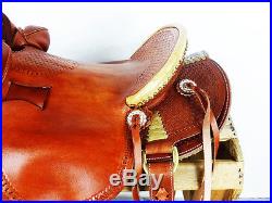 16 Rawhide Leather Western Wade Roping Ranch Trail Cowboy Horse Saddle Tack