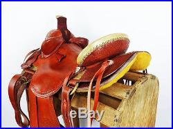 16 Rawhide Leather Western Wade Roping Ranch Trail Cowboy Horse Saddle Tack