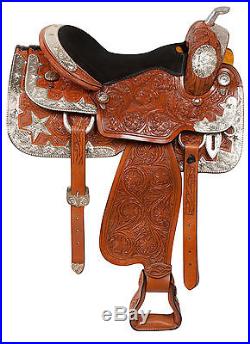 16 Silver Star Custom Western Show Equitation Parade Horse Saddle Tack Set