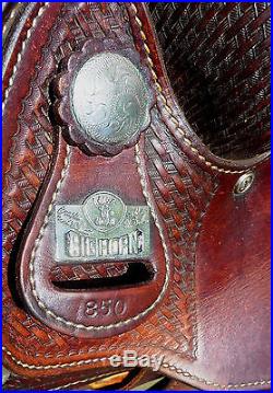 16 Seat Reining Saddle Bighorn #850 by American Saddlery maker of Crates NO RES