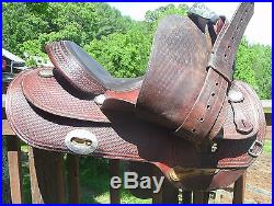 16 Seat Reining Saddle Bighorn #850 by American Saddlery maker of Crates NO RES