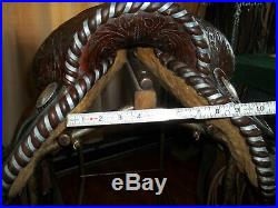 16 Silver Laced Western Show Saddleusaexc Condmagnificent & Affordable