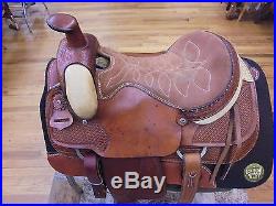 16 Tex-tan Hereford Brand Western Ranch/ Roping Saddle