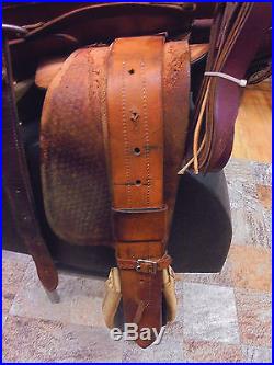 16 Tex-tan Hereford Brand Western Ranch/ Roping Saddle