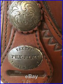 16 Tex Tan Tex Flex Saddle Withfree Saddle cleaning kit