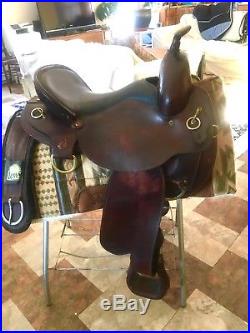 16 Tex-tan Hereford Brand Western Pleasure/ Trail Saddle