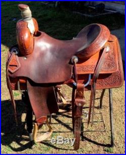 16 Tom Block Cowhorse Ranch Cutter All-Purpose Pleasure Trail Western Saddle
