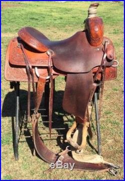 16 Tom Block Cowhorse Ranch Cutter All-Purpose Pleasure Trail Western Saddle