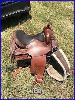 16 Used Tex Tan Trail Saddle #2 600