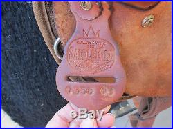 16'' WESTERN Saddle King OF TEXAS Western Saddle QHB #1358 LEATHER & CORDURA