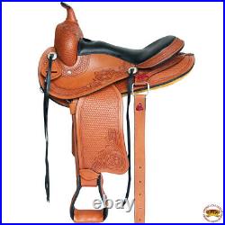 16 Western American Leather Horse Saddle Gaited Trail Endurance Hilason U-S-16