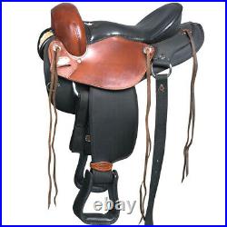 16 Western American Leather Horse Saddle Gaited Trail Endurance Hilason U-S-16