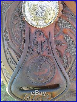16 Western Pleasure Show Saddle Made in Texas