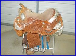16 Winners Circle show saddle with some tooling and silver