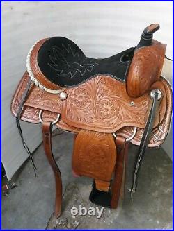 16''western ten color Roping Ranch Saddle