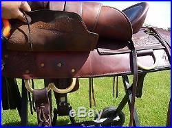 17 Circle Y Carlsbad Flex Lite Softee Leather Park And Trail Saddle # 2376