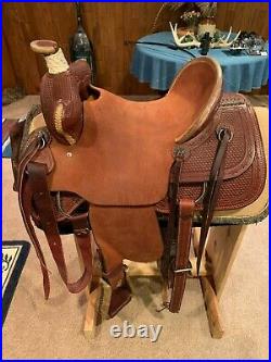 17 HR Custom Ranch Saddle Used Once