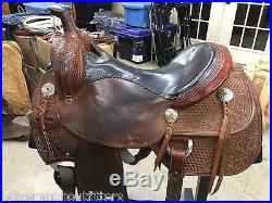 17 McCall Lady Working Cowhorse Saddle @ Texas Ranch Outfitters Yantis Texas