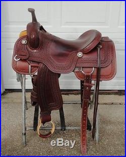 17 Ryan Hornyak Handmade Western Horse Cutting Saddle