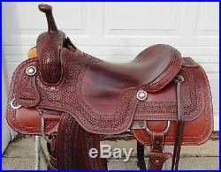 17 Ryan Hornyak Handmade Western Horse Cutting Saddle