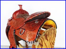 17 Silver Laced Horse Roping Ranch Wade Leather Cowboy Western Saddle Tack