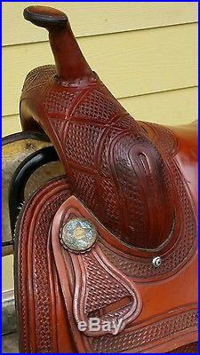 17 Used Tex Tan Hereford Cutting Saddle