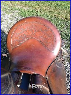 1890's Sears Roebuck Slick Fork Half Seat Stock Saddle
