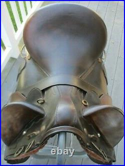 18'' Downunder Saddle Supply Co Australian Saddle Leathers irons, girth FQH BAR