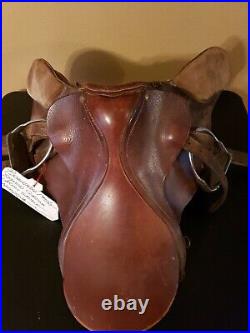 1950's Cortina Leather Saddle from Argentina Vintage Excellent