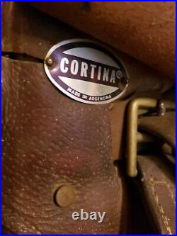 1950's Cortina Leather Saddle from Argentina Vintage Excellent