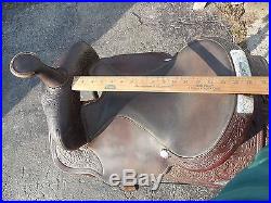 1990s Used Circle Y Park And Trail 15 Silver Western Saddle Show Pleasure etc