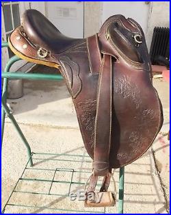 Australian Made Stock Saddle-Rare Genuine Vintage QUALITY, 16 BREASTPLATE