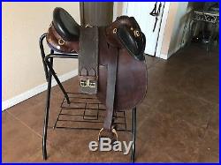 Australian saddle 18 Kimberly Down Under Wide Tree with cinch