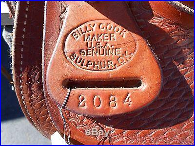 BILLY COOK ROPING RANCH SADDLE 15.5 INCH