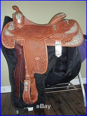 BILLY ROYAL 15.5 EQUITATION WESTERN PLEASURE SHOW SADDLE STERLING HORSE HOBBY