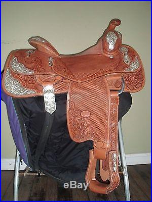 BILLY ROYAL 15.5 EQUITATION WESTERN PLEASURE SHOW SADDLE STERLING HORSE HOBBY