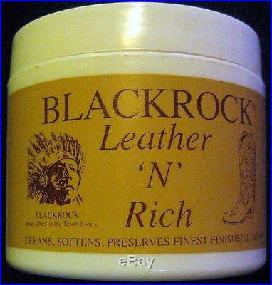 BLACKROCK LEATHER N RICH-LEATHER CONDITIONER & TREATMENT-USA MADE-FREE SHIPPING