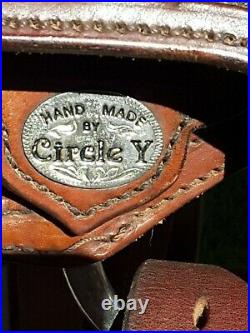 Beautiful 15 Circle Y Western Equitation Show Saddle AMAZING (pt)