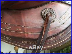 Beautiful Western Saddle Custom Made 15 1/2 16