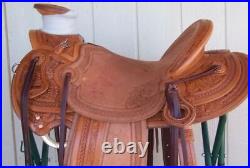 Best Barrel Racing Western Horse Saddle Pleasure Trail free shipping 12To18inch