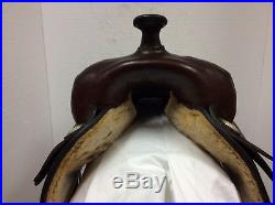 Big Horn Haflinger Western Trail Saddle #1681 Used 16 Wide Plus/ Full Bars