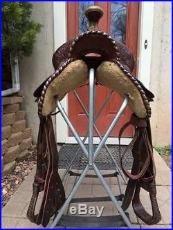 Billy Cook 14 Vintage Youth Western Show Saddle w Silver